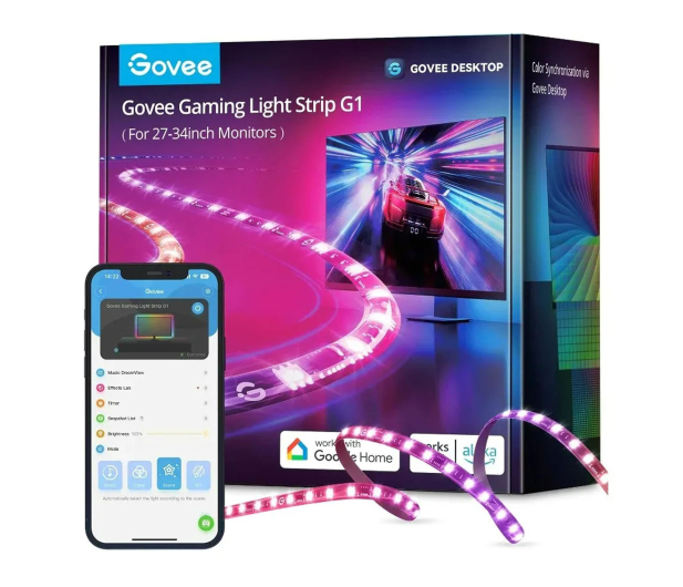 Govee Govee H6609 Gaming Light Strip G1 Oświetlenie LED RGBIC, 27- - 1366264 - zdjęcie
